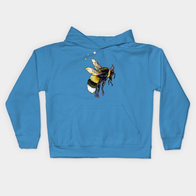 wizard bee Kids Hoodie by ThisIsNotAnImageOfLoss